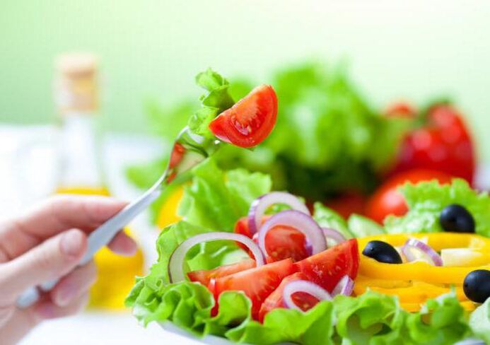 овочевий салат для схуднення за тиждень на 5 кг